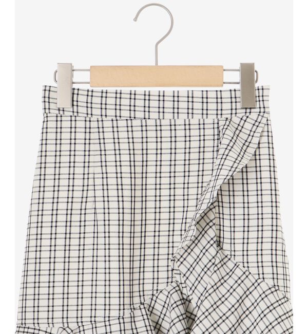  「フリルデザインスリットスカート」|スカート|