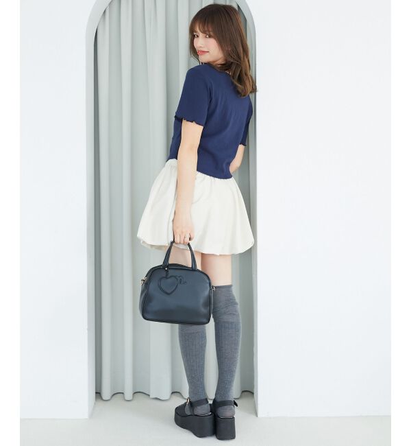  「ペプラムキャミセットカットカーデ」|カーディガン|