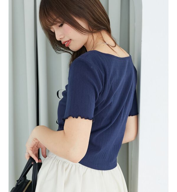  「ペプラムキャミセットカットカーデ」|カーディガン|