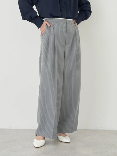 earth music&ecology「ピンストライプストレートパンツ」|その他|