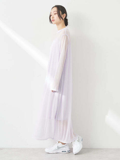 earth music&ecology「SET2点シアーワンピース+ペチワンピース」|ワンピース|