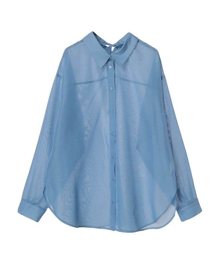 earth music&ecology「バックレースアップシャツ」|シャツ・ブラウス|