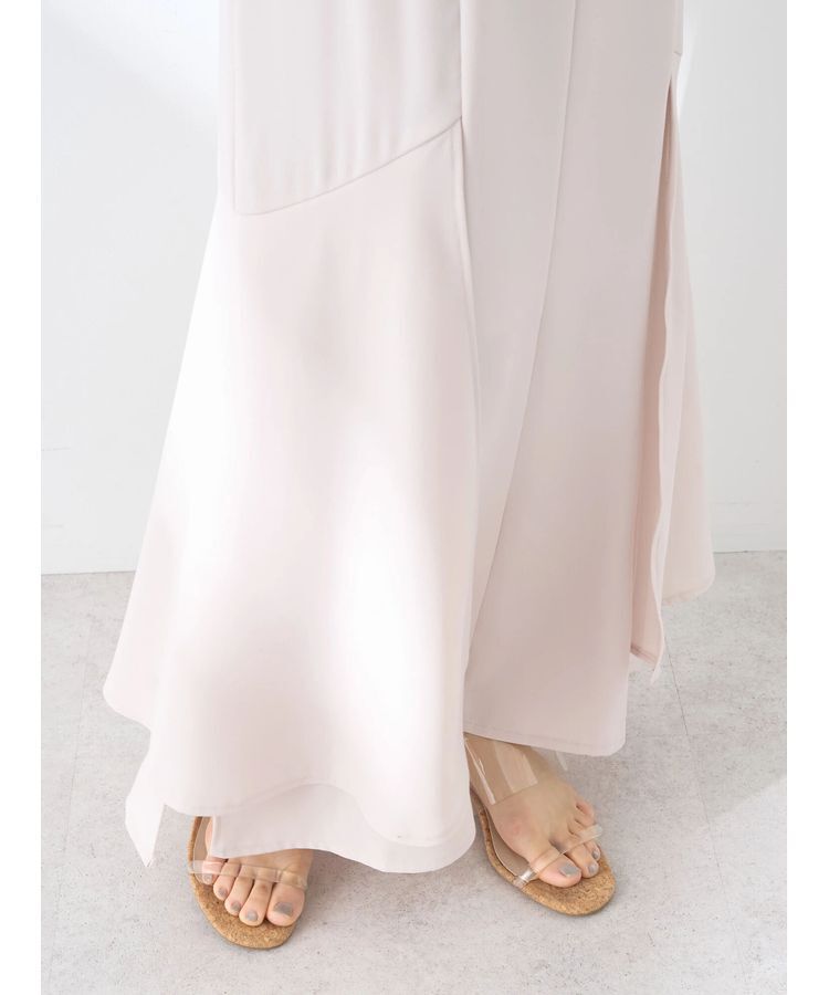 earth music&ecology「サイドリブ切替バックレースアップスカート」|スカート|