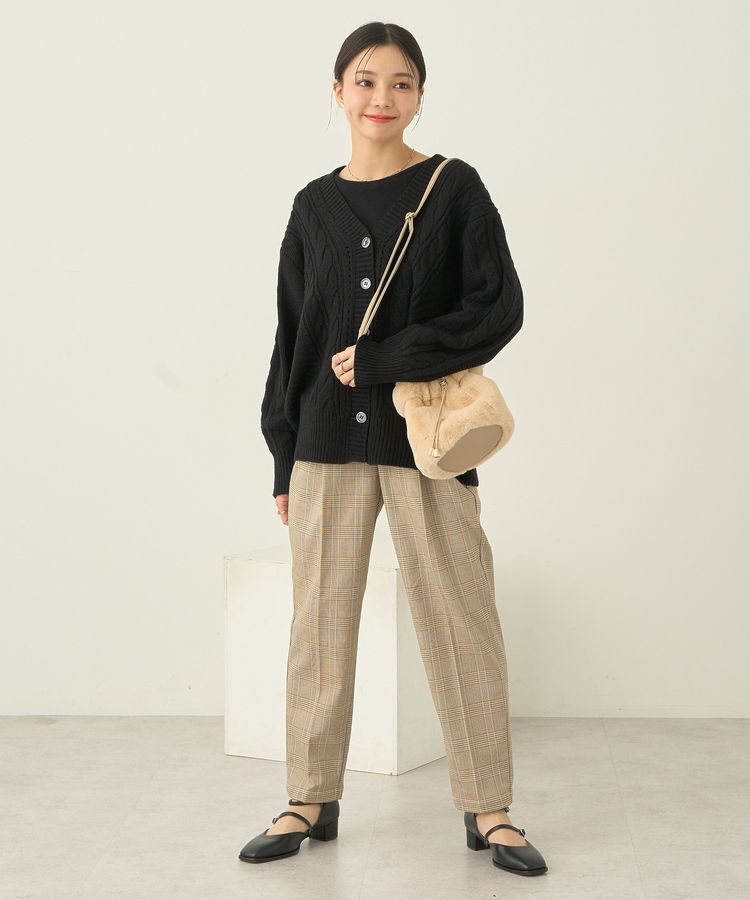 earth music&ecology「アーチハンドルファーバッグ」|ショルダー・メッセンジャー|