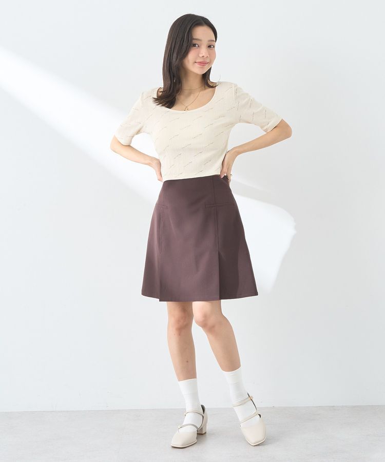 earth music&ecology「メッセージロゴコンパクトプルオーバー」|Tシャツ・カットソー|