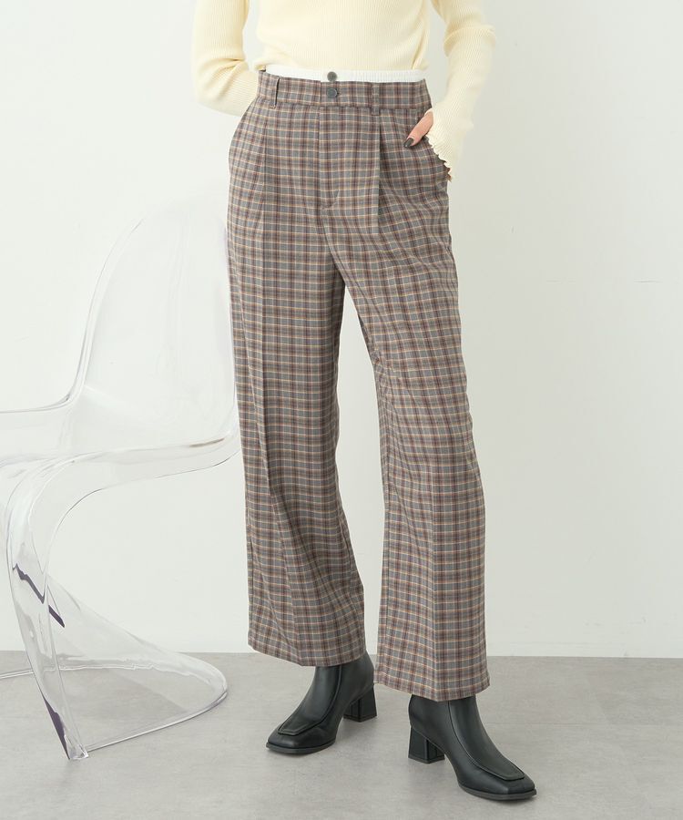 earth music&ecology「ダブルウエストデザインパンツ」|その他|