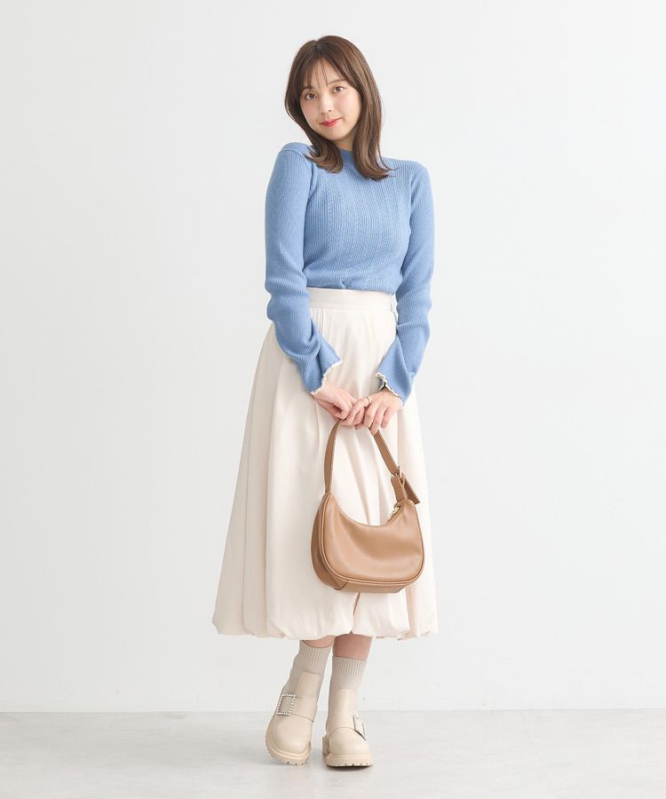 earth music&ecology「ナローケーブルプルオーバー」|ニット・セーター|