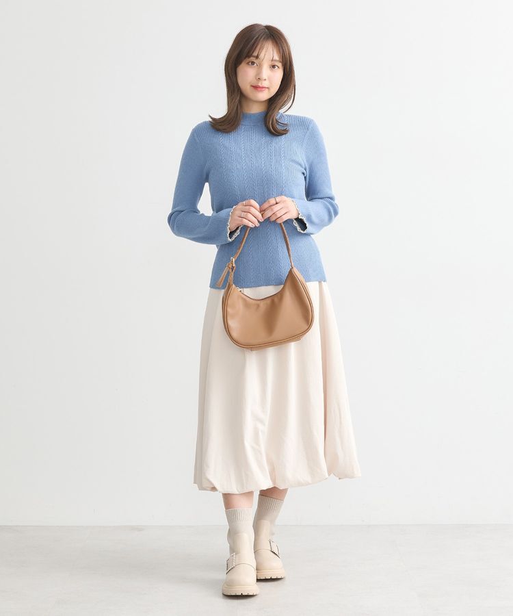 earth music&ecology「ナローケーブルプルオーバー」|ニット・セーター|