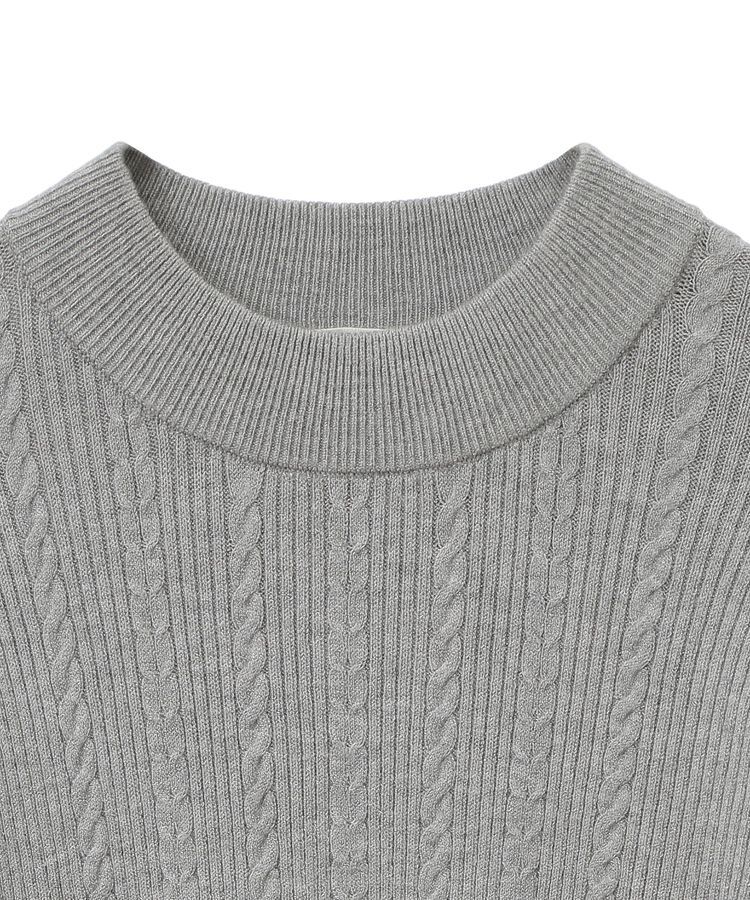 earth music&ecology「ナローケーブルプルオーバー」|ニット・セーター|