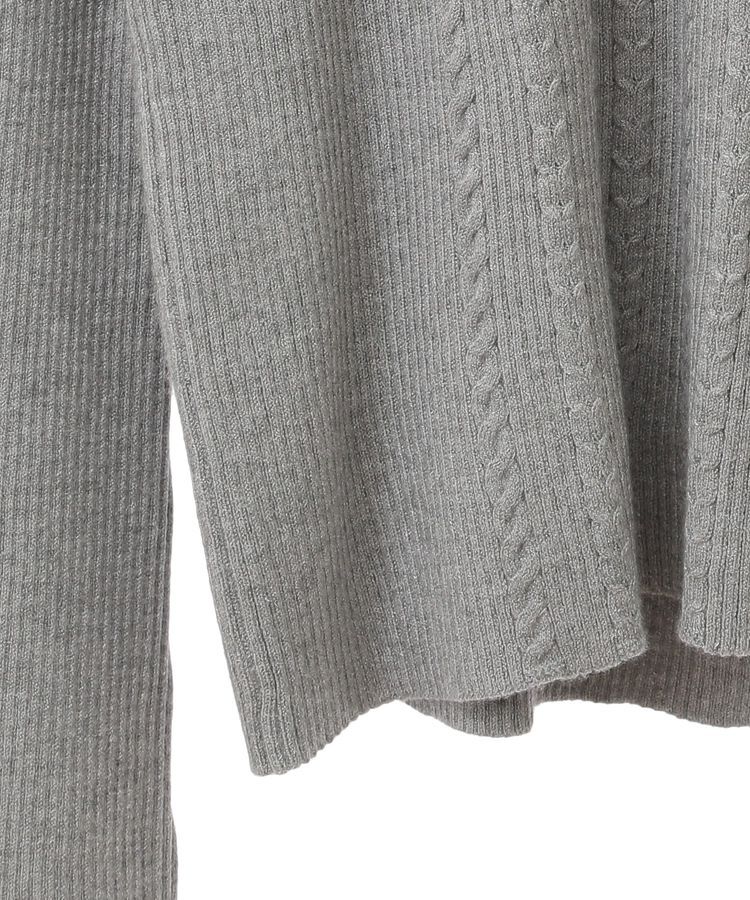 earth music&ecology「ナローケーブルプルオーバー」|ニット・セーター|