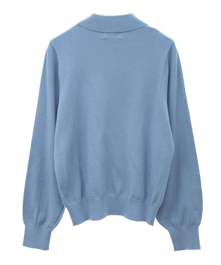 earth music&ecology「パール&ビジューハイネックプルオーバー」|ニット・セーター|