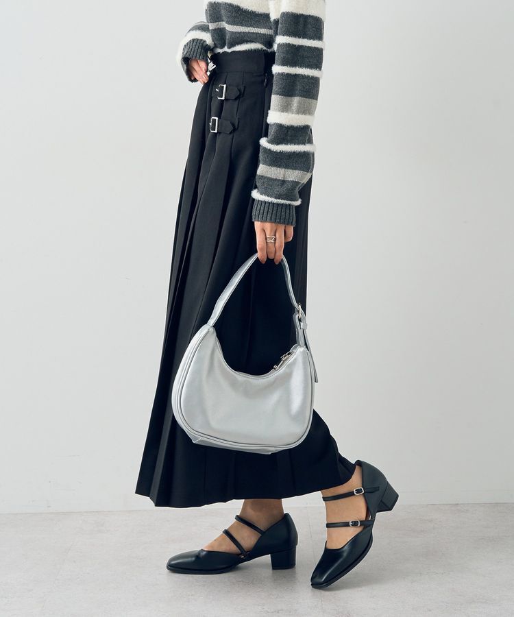 earth music&ecology「サイドバックルプリーツスカート」|スカート|