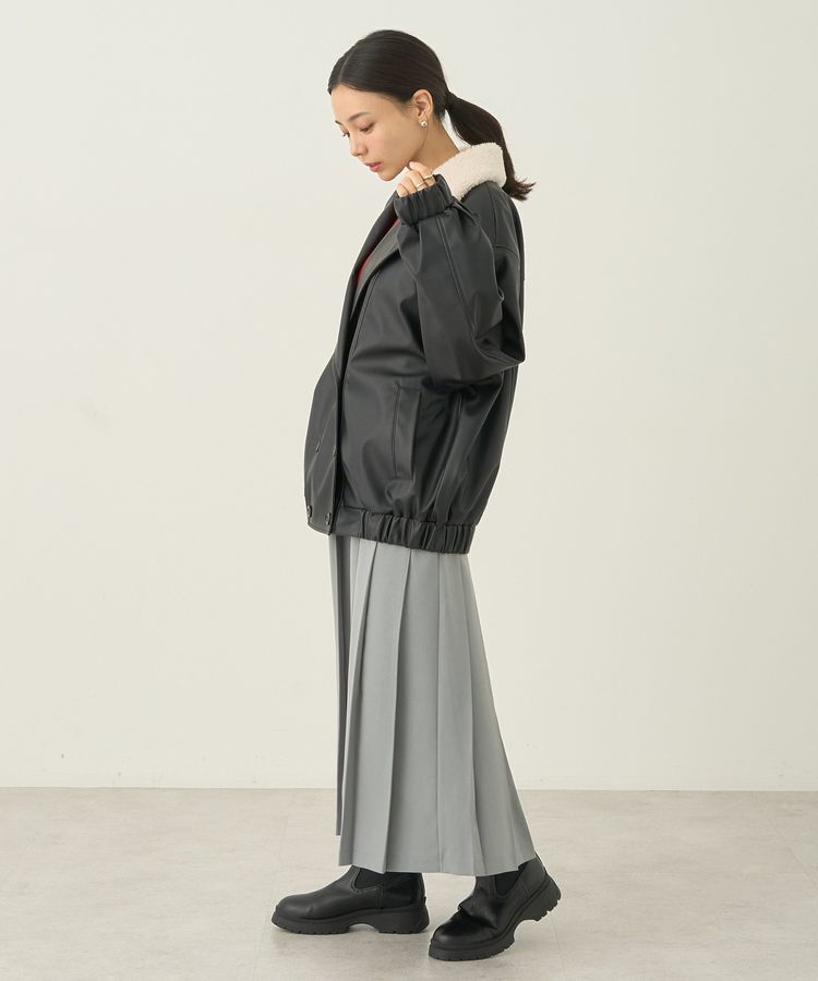 earth music&ecology「サイドバックルプリーツスカート」|スカート|