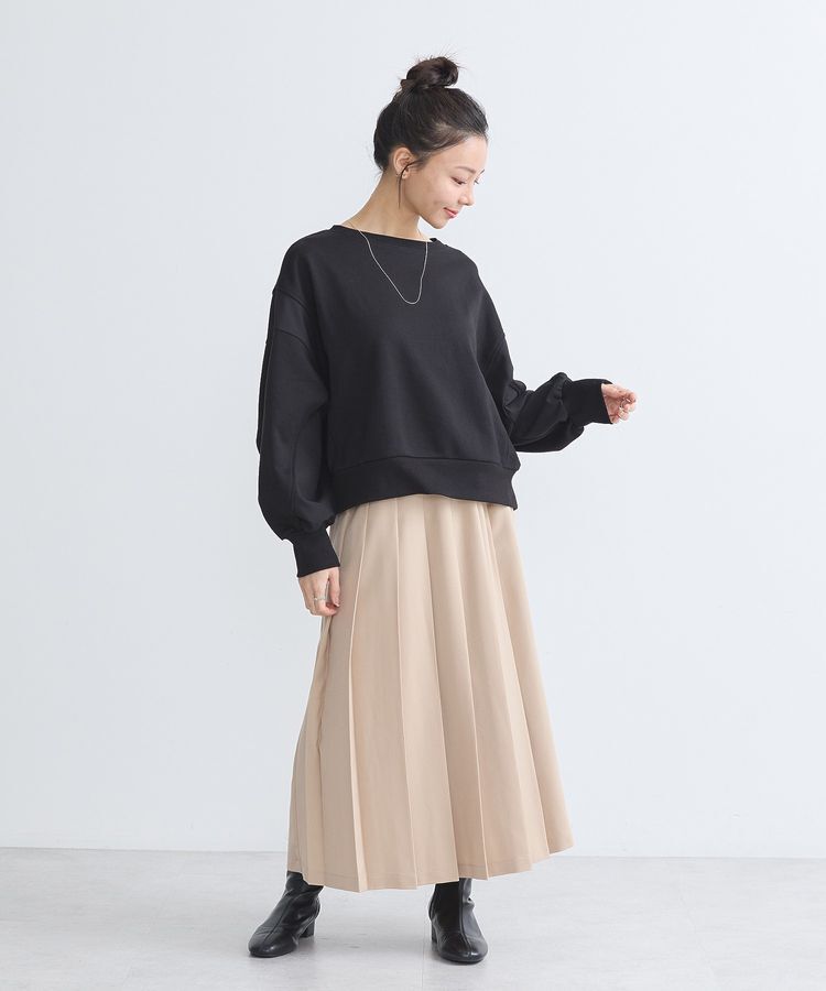 earth music&ecology「サイドバックルプリーツスカート」|スカート|
