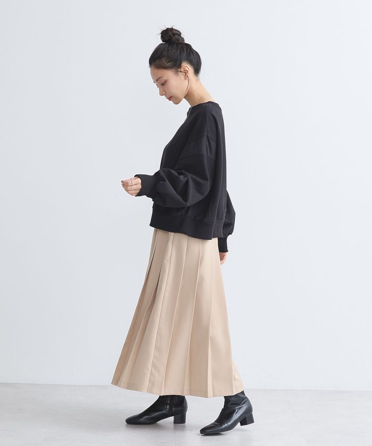 earth music&ecology「サイドバックルプリーツスカート」|スカート|