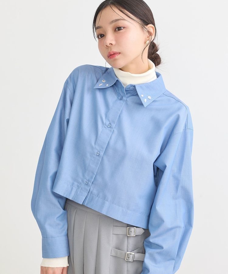 earth music&ecology「2wayレングスレギュラーカラーシャツ」|シャツ・ブラウス|