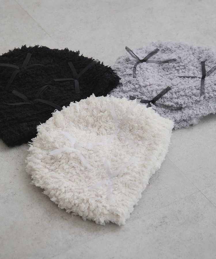 earth music&ecology「チュールリボンニットビーニー」|その他|