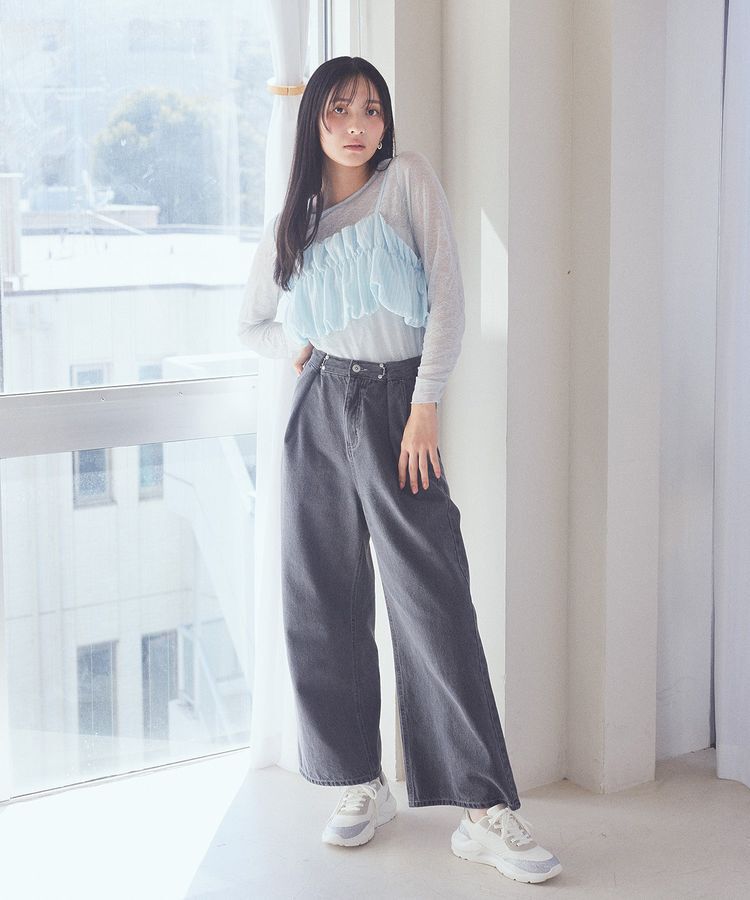 earth music&ecology「ORiental TRaffic グリッタースニーカー」|スニーカー|