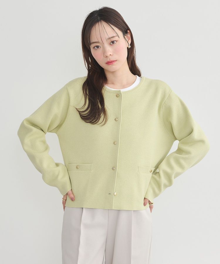 earth music&ecology「スポンディッシュポケット付きカーディガン」|カーディガン|