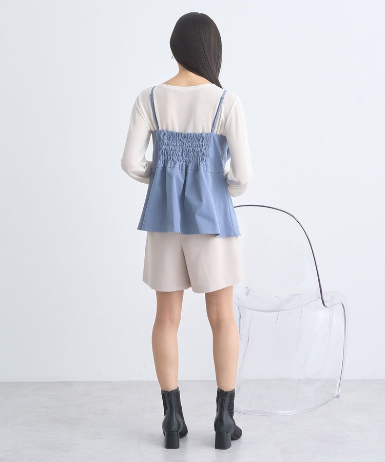 earth music&ecology「フロントリボンビスチェ」|ベスト・ジレ|