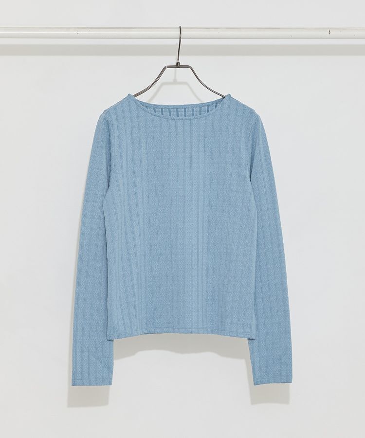 earth music&ecology「ぽこぽこプルオーバー」|Tシャツ・カットソー|Blue