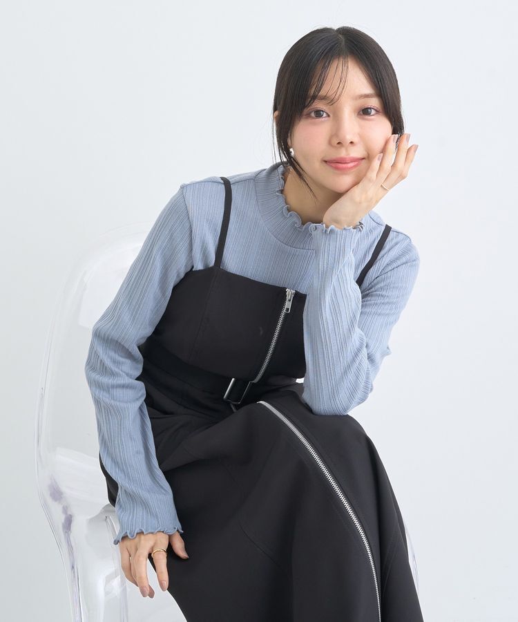 earth music&ecology「ダブルジップキャミワンピース」|ワンピース|