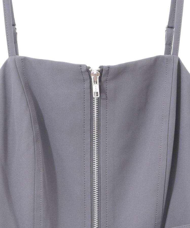 earth music&ecology「ダブルジップキャミワンピース」|ワンピース|