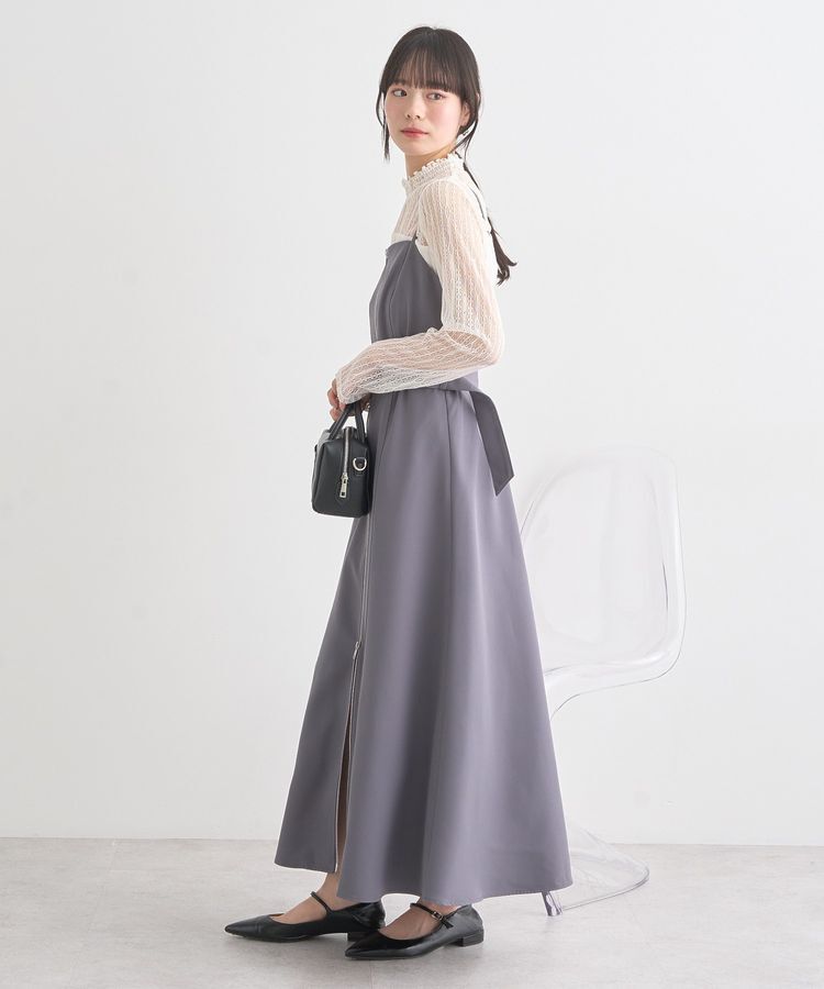 earth music&ecology「ダブルジップキャミワンピース」|ワンピース|