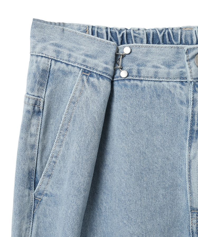 earth music&ecology「タックホックデニムパンツ」|デニム|