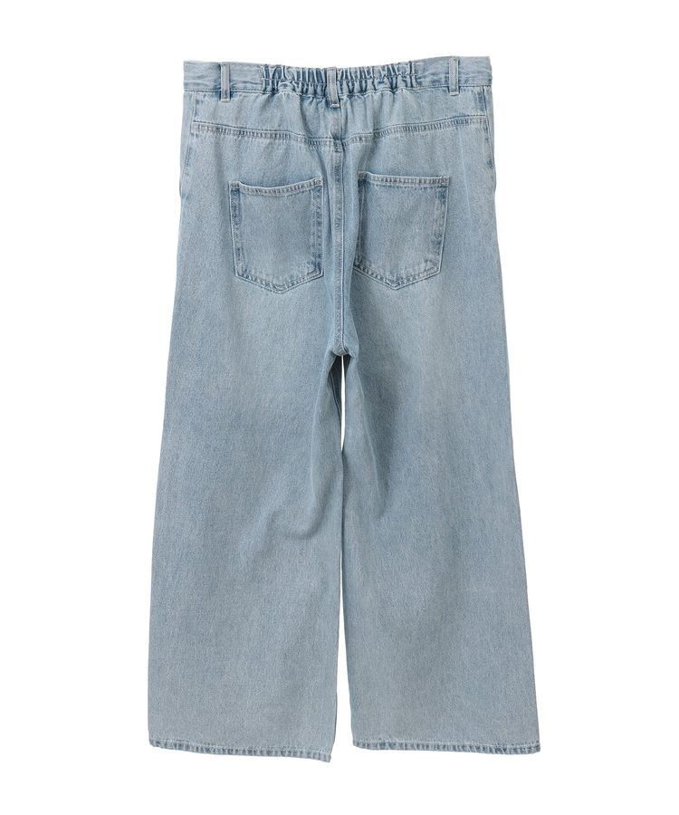 earth music&ecology「タックホックデニムパンツ」|デニム|