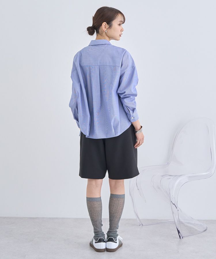 earth music&ecology「TRキュプラドロスロシャツ」|シャツ・ブラウス|