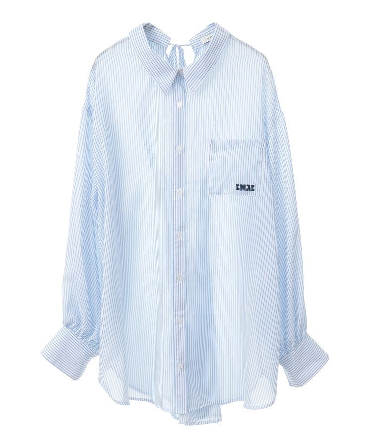 earth music&ecology「バックレースアップシャツ」|シャツ・ブラウス|