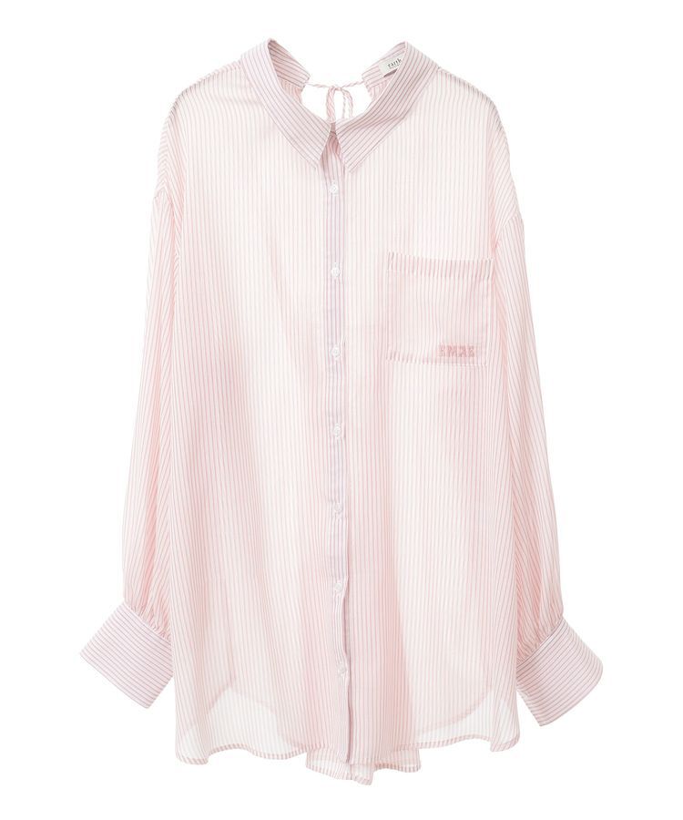 earth music&ecology「バックレースアップシャツ」|シャツ・ブラウス|