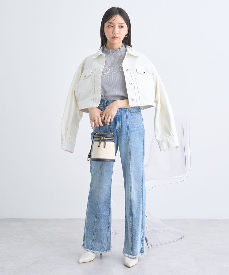 earth music&ecology「レースドッキングタンクトップ」|キャミソール|