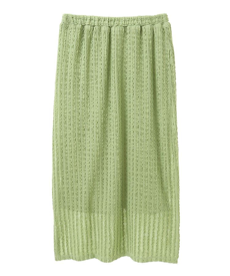 earth music&ecology「ベルティカルフリルナロースカート」|タイト|