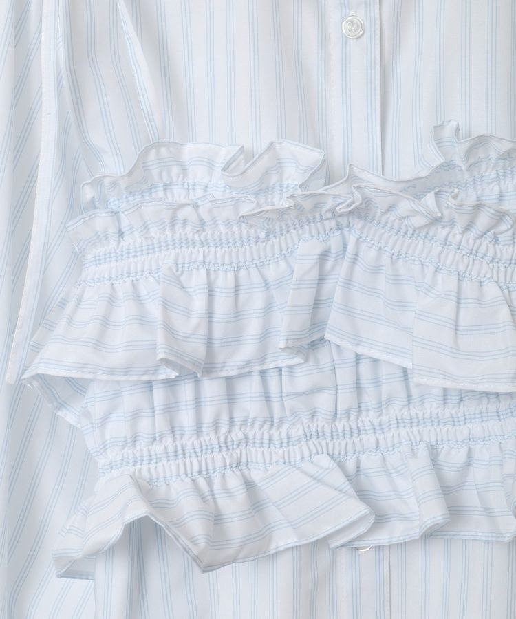 earth music&ecology「SET2点シャーリングビスチェ+シャツワンピース」|ワンピース|