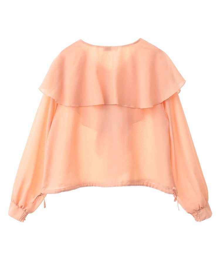 earth music&ecology「シアーラッフルブラウス」|シャツ・ブラウス|