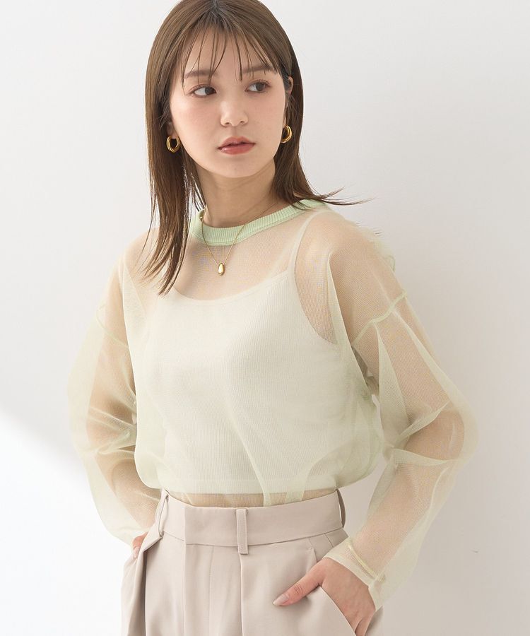 earth music&ecology「シアールーズニットプルオーバー」|チュニック|