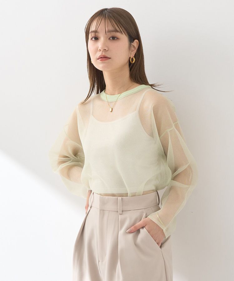 earth music&ecology「シアールーズニットプルオーバー」|チュニック|