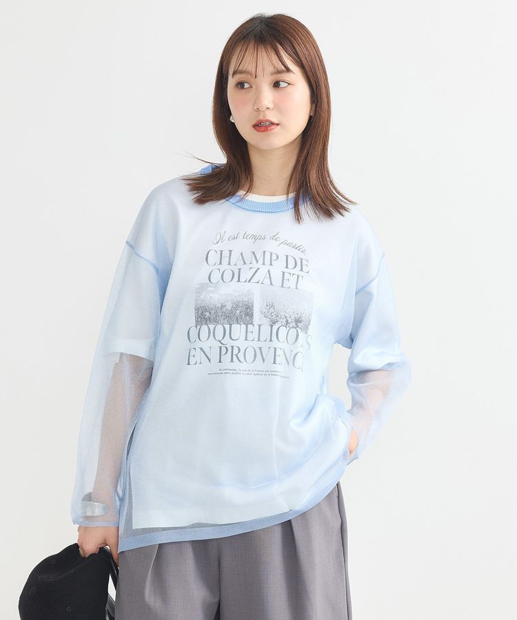 earth music&ecology「シアールーズニットプルオーバー」|チュニック|