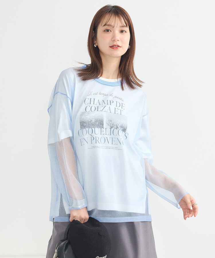 earth music&ecology「シアールーズニットプルオーバー」|チュニック|