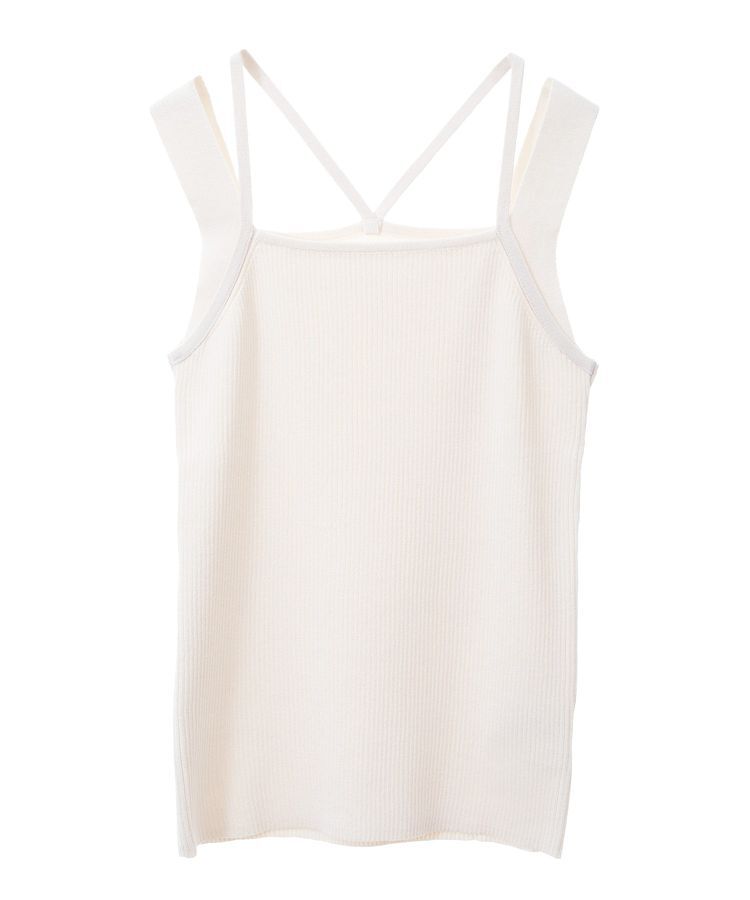 earth music&ecology「レイヤードニットタンクトップ」|キャミソール|
