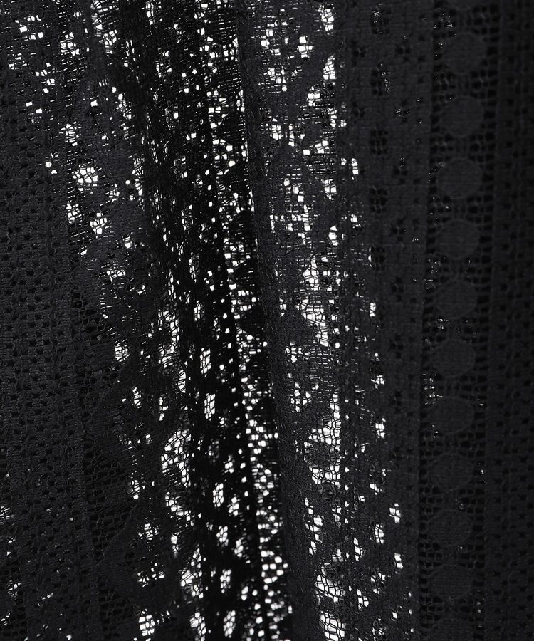 earth music&ecology「スパンコールレースショートシャツ」|シャツ・ブラウス|