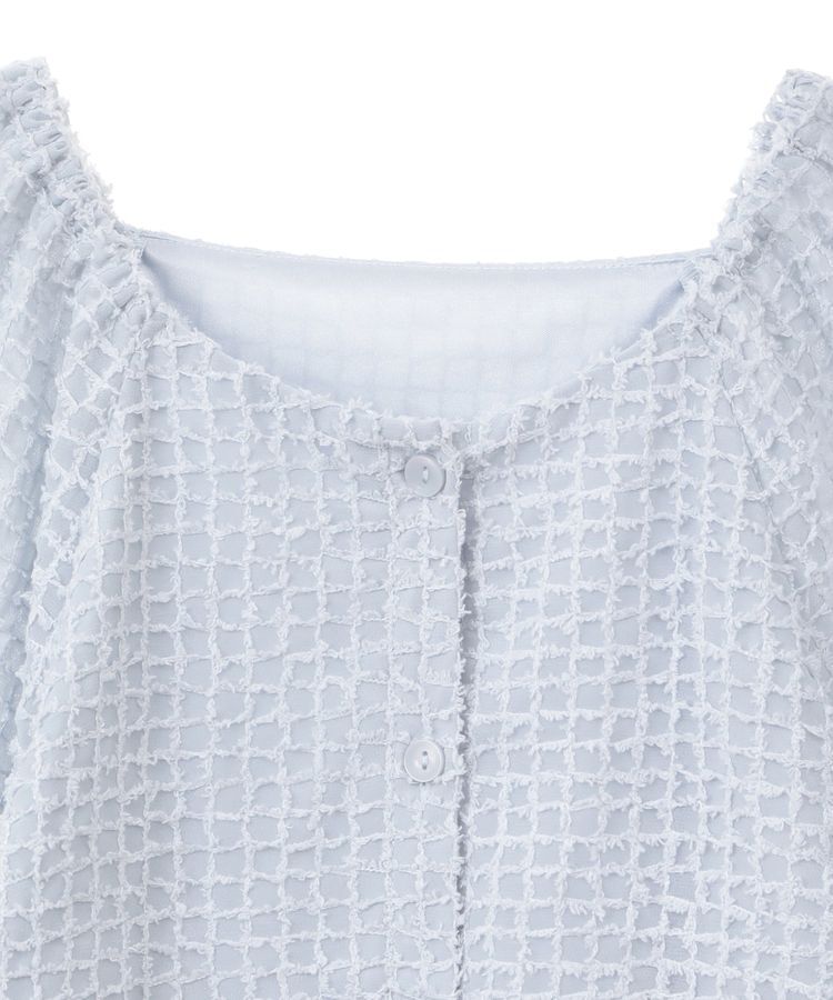 earth music&ecology「前後2wayミニフリンジブラウス」|シャツ・ブラウス|