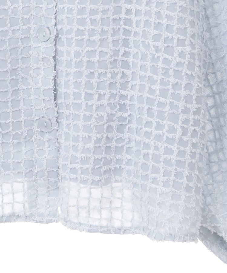 earth music&ecology「前後2wayミニフリンジブラウス」|シャツ・ブラウス|