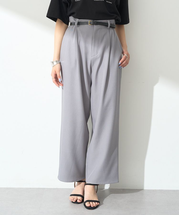 earth music&ecology「タックストレートパンツ」|その他|