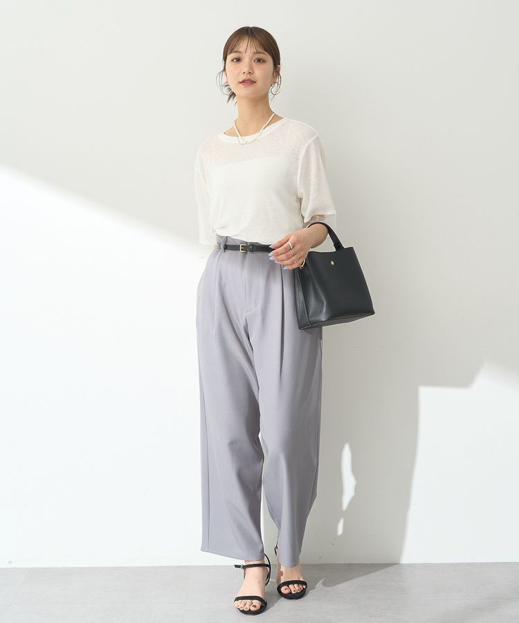 earth music&ecology「タックストレートパンツ」|その他|