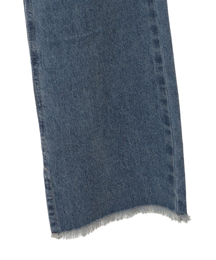 earth music&ecology「カットオフフレアデニムパンツ」|デニム|