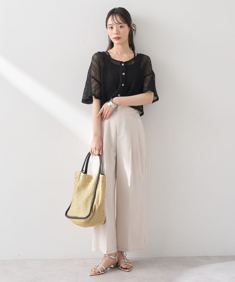 earth music&ecology「SET2点レースカーディガン＋レイヤードインナー」|カーディガン|