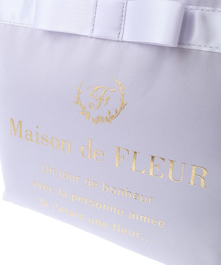 Maison de FLEUR「ブランドロゴフリルハンドルトートSバッグ」|トートバッグ|